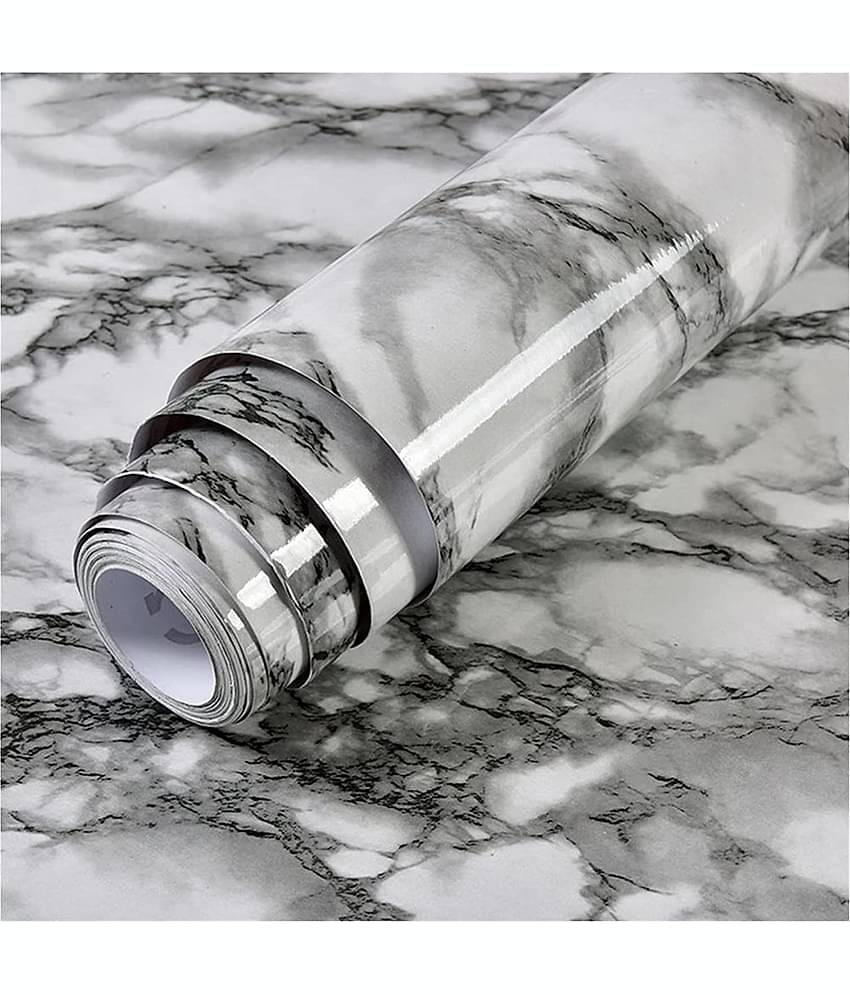 Geeo Premium White Marble Design Wallpaper 60cm x 2m (Pack of 1)