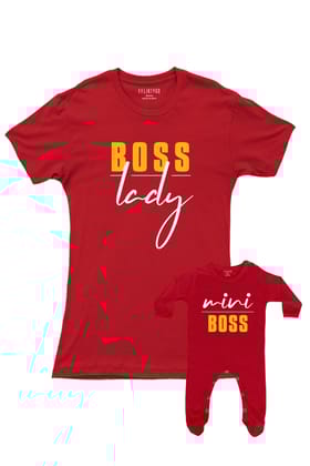 Boss Lady - Mini Boss-Red / Jumpsuit