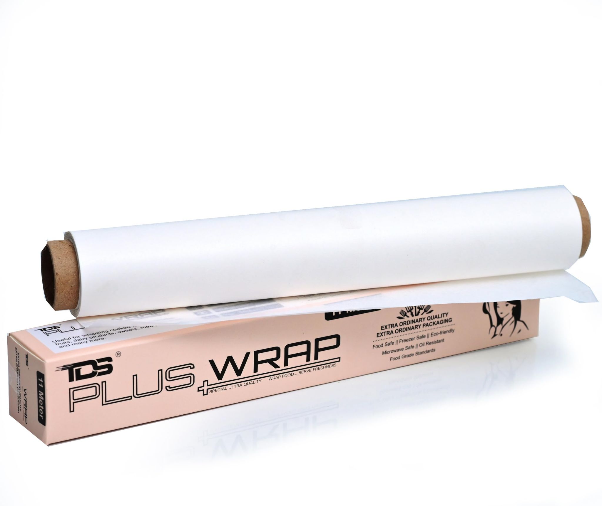 TDS PLUS WRAP 25 Meter & 11 Meter Butter Paper Combo Pack 2