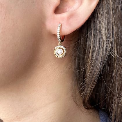 Dilkhush 18k Gold Plated Drop Earrings