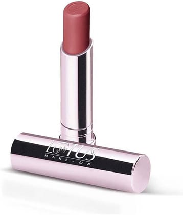 Lotus Make,Up Ecostay Natural Matte Lip Color , Peony Nm04 , Long Lasting , Smudge Free , 4.2G