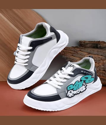 VATELIO Comfortable/Lightweight White Men's Lifestyle Shoes