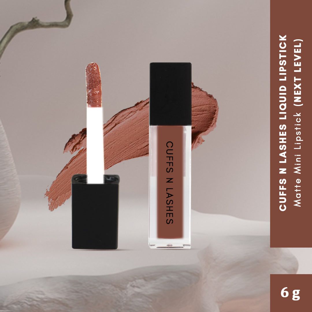 Cuffs N Lashes Matte Mini Liquid Lipstick-Next Level