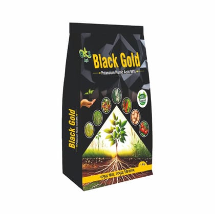 Potassium Humic 98%, 100% Natural Biochar for Plants 1kg