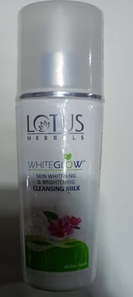 Lotus herbals white glow skin whitening & brightening cleansing milk 80 ml Lotus herbals white glow skin whitening & brightening cleansing milk 80 ml