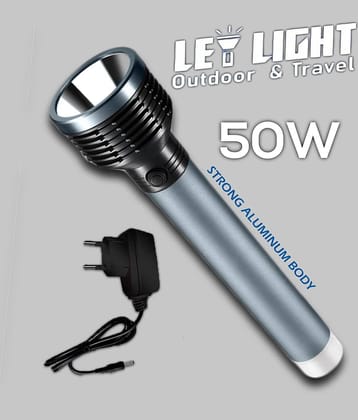 IDOLESHOP - Above 50W Rechargeable Flashlight Torch ( Pack of 1 )