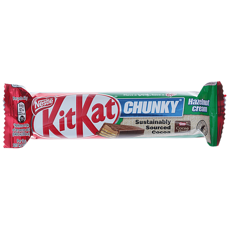 Nestle KitKat Chunky Hazelnut Cream Milk Chocolate, 42 G