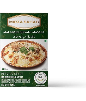 Mirza Sahab Malabari Biryani Instant Mix 50 gm Pack of 4