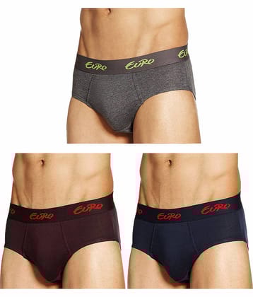 Euro Multi Brief Pack of 3