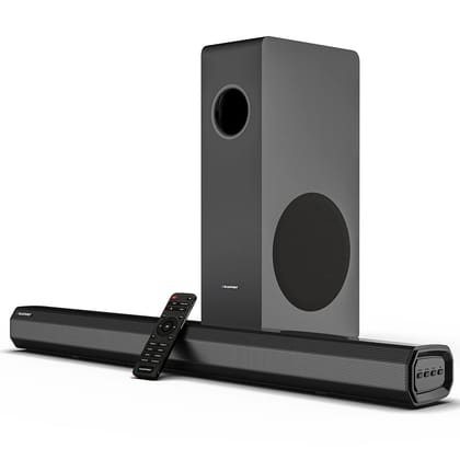 Blaupunkt SBWL10 Wireless Soundbar with 8inch Wireless Subwoofer, 2.1 Channel Home Theatre with Remote