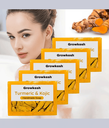Growkesh Freshness Soap for All Skin Type ( Pack of 5 )