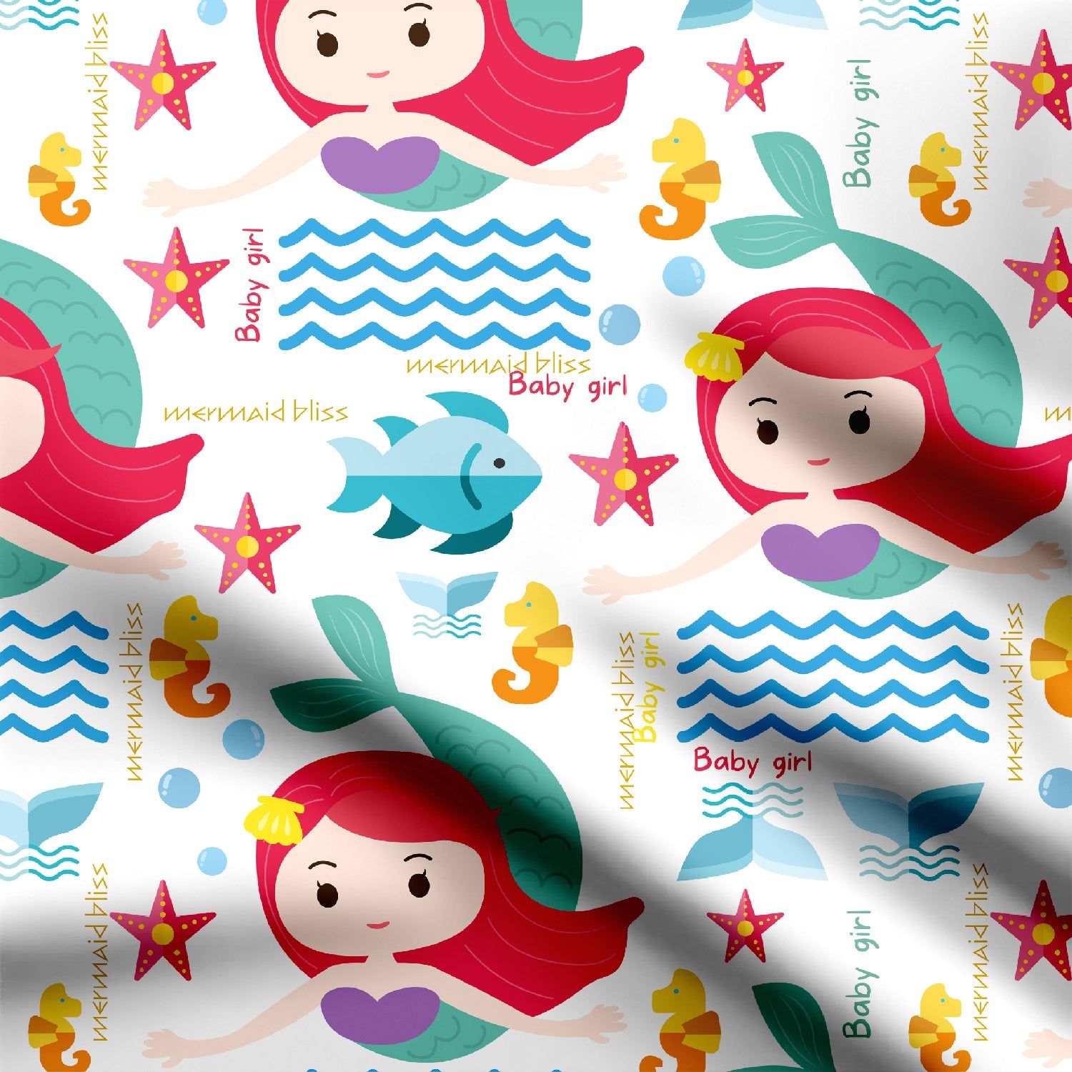 Mermaid bliss-Cotton
