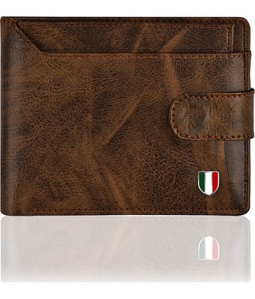 GIOVANNY - Multicolor Faux Leather Men's Two Fold Wallet ( Pack of 1 )