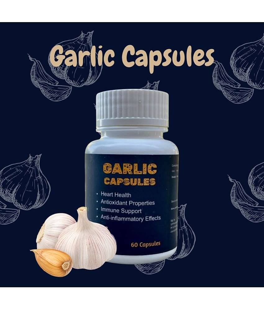 Looks United Ayurvedic Garlic Nutritional Supplement Capsules (Pack of 60Cap)