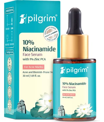 Pilgrim 10% Niacinamide Face Serum For Acne Marks - 30Ml Face Serum,For All Skin Type,30Ml (pack Of 1)