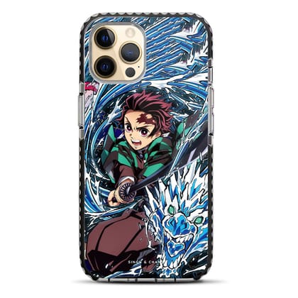 Tanjiro Water Breathing 2.0 Demon Slayer Anime iPhone 12 Pro Stride Phone Case-Stride
