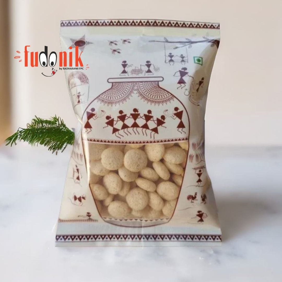 Fudonik Little Millet Puffs (Simply Salted) | Roasted Supergrain Snack | Light & Crunchy | Gluten-Free Munchies
