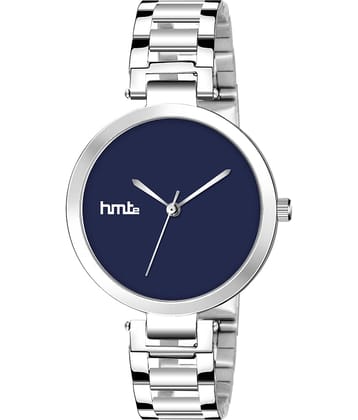 HMTe - Silver Metal Analog Womens Watch