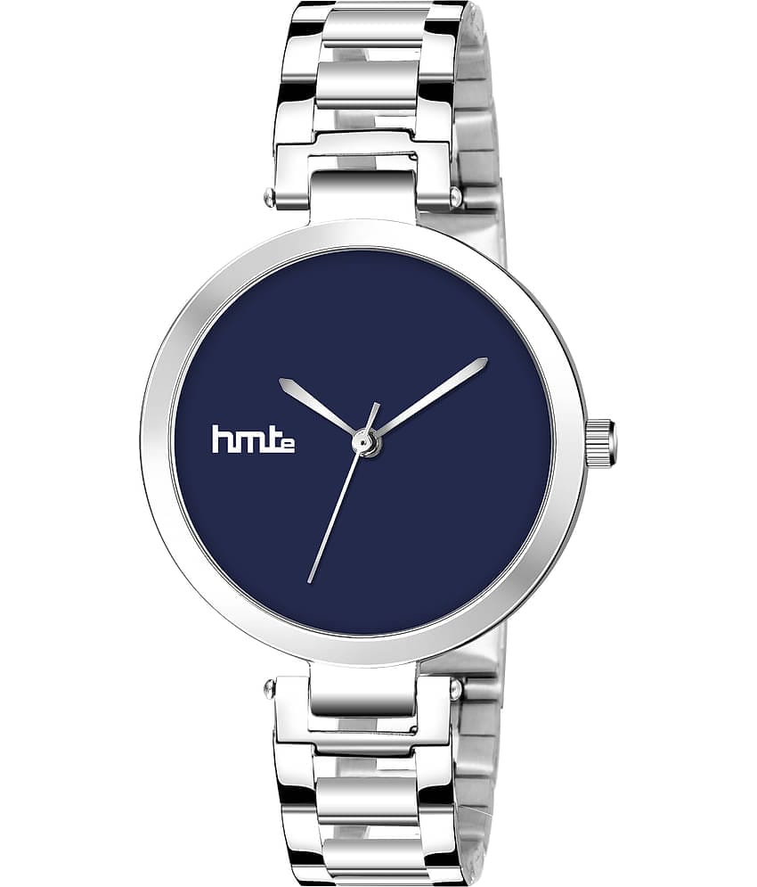 HMTe - Silver Metal Analog Womens Watch