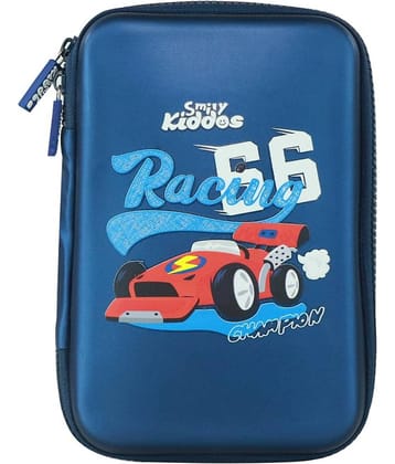 Smily kiddos Single Compartment Race Car - Navy Blue