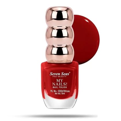 Seven Seas My Nails Nail Polish, High Colour Pay Off, Long Lasting, Quick Drying, Chip Resistant, Non-Staining, 10ml (354, 10ml)