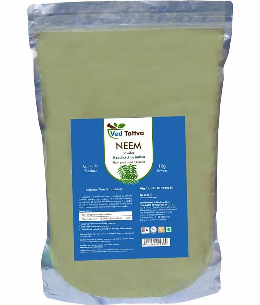 Ved Tattva Neem Patra Powder 1 Kg Pack of 1