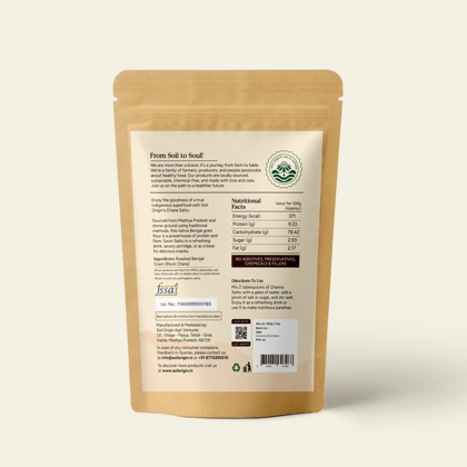Chana Sattu (Stone Ground) - 500 Gm Chana Sattu (Stone Ground) - 500 Gm