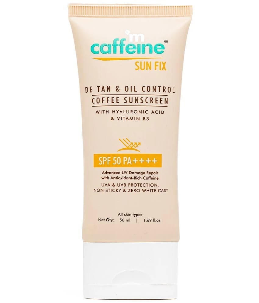 Mcaffeine SPF 50 Sunscreen Lotion For All Skin Type ( Pack of 1 )