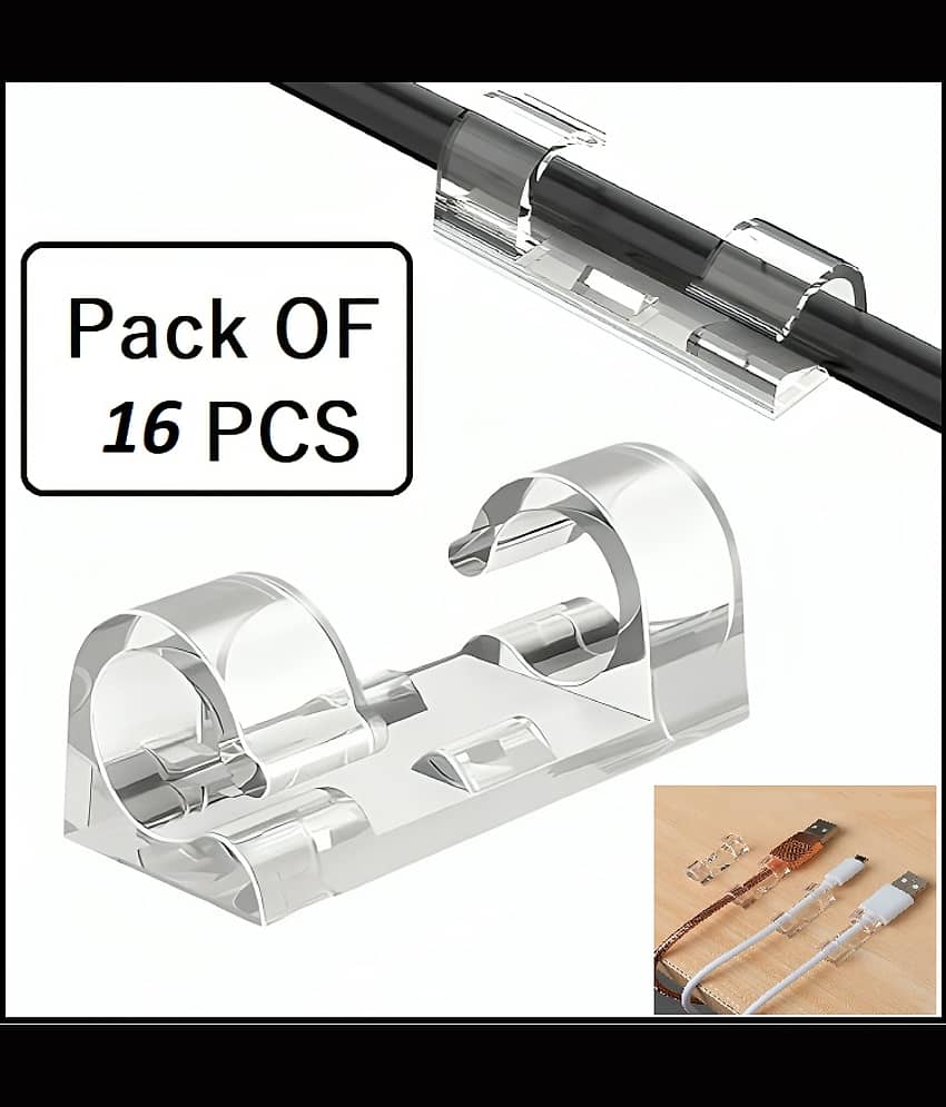 Cord Organizer Holder Light Clips for Desk 16pcs