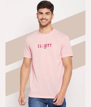 UBX Cotton Blend Regular Fit Printed Half Sleeves Men's Round T-Shirt - White ( Pack of 1 )