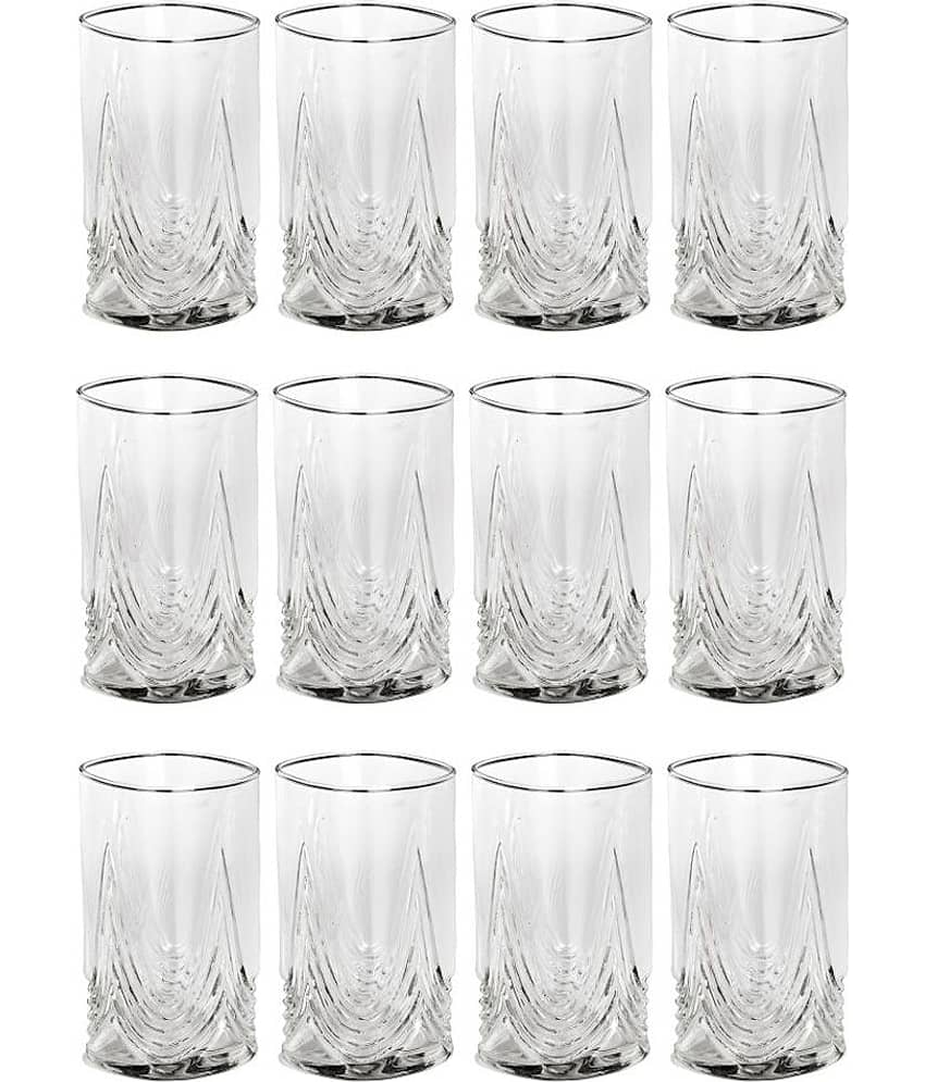 Somil Water/Juice  Glasses Set,  300 ML - (Pack Of 12)