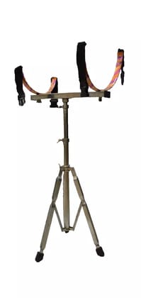 New Musical Instrument Dholak Stand Adjustable Head Foldable Dholak Stand Dholak Holder