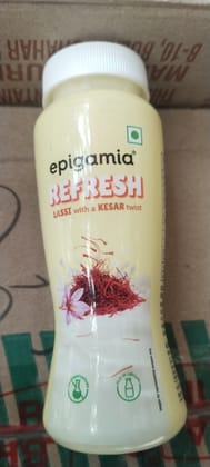 Epigamia refresh lassi with kesar