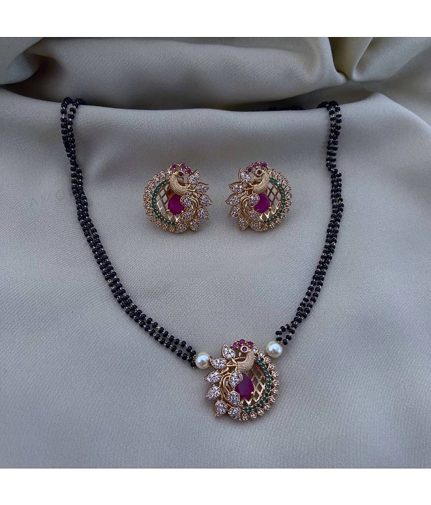 ROFARWORD Rose Gold Mangalsutra Set ( Pack of 1 )