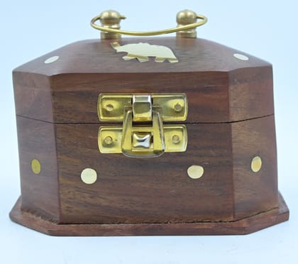 Handcrafted Mini Handle Jewellery Box