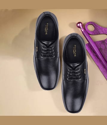 Liberty Black Men's Derby Formal Shoes