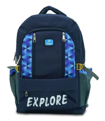 JB Large 34 L Backpack VentureMax Travel Pack (Blue)