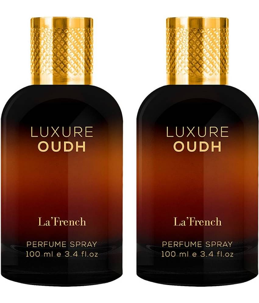 LA FRENCH Luxure Oud Eau De Parfum (EDP) For Men 200ml ( Pack of 2 )