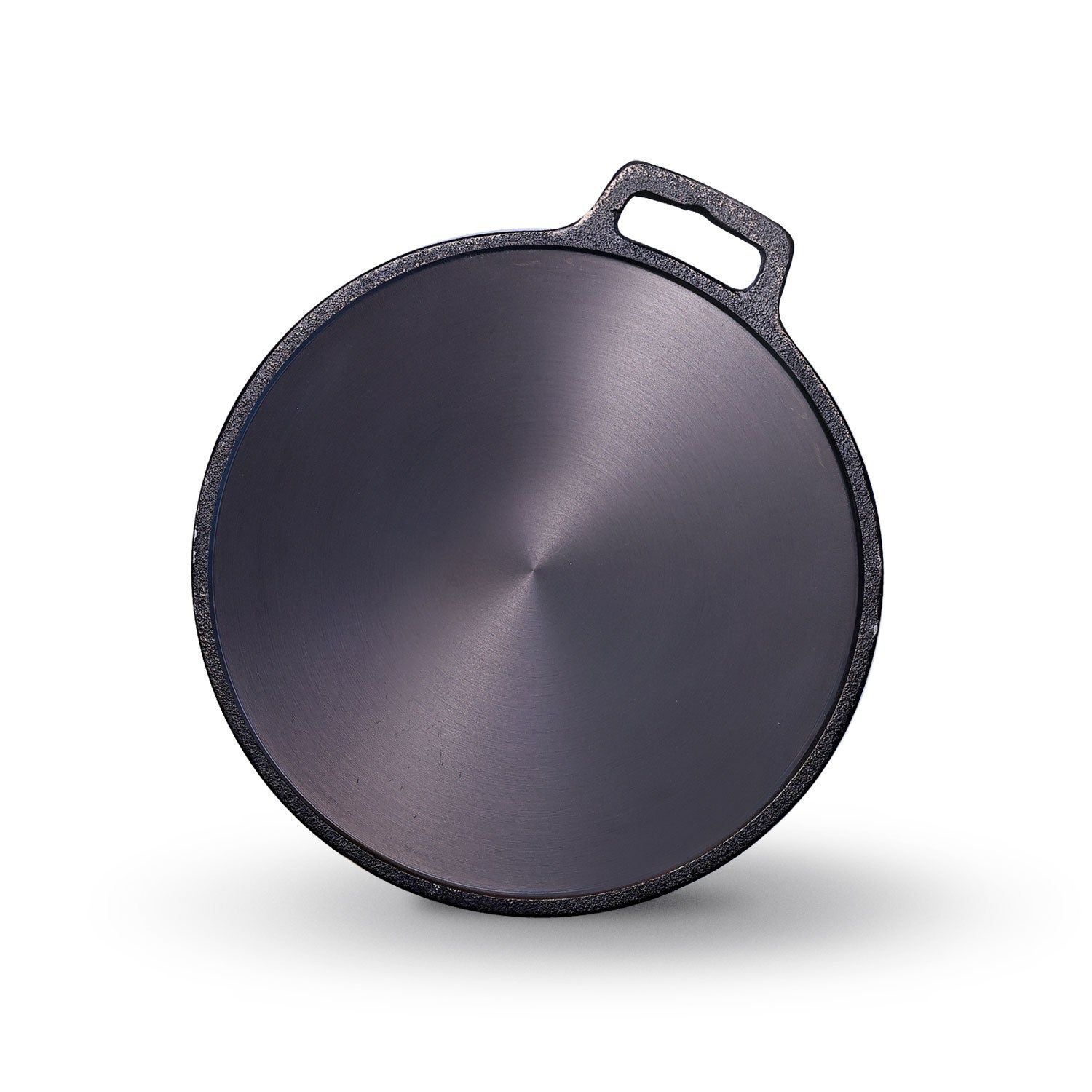 Pre-Seasoned Cast Iron Dosa Tawa | 11 Inch, Single Handle, Naturally Non-Stick & Induction Compatible