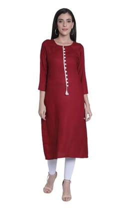 Rayon A-Line Lady Fancy Kurti Rayon A-Line Lady Fancy Kurti
