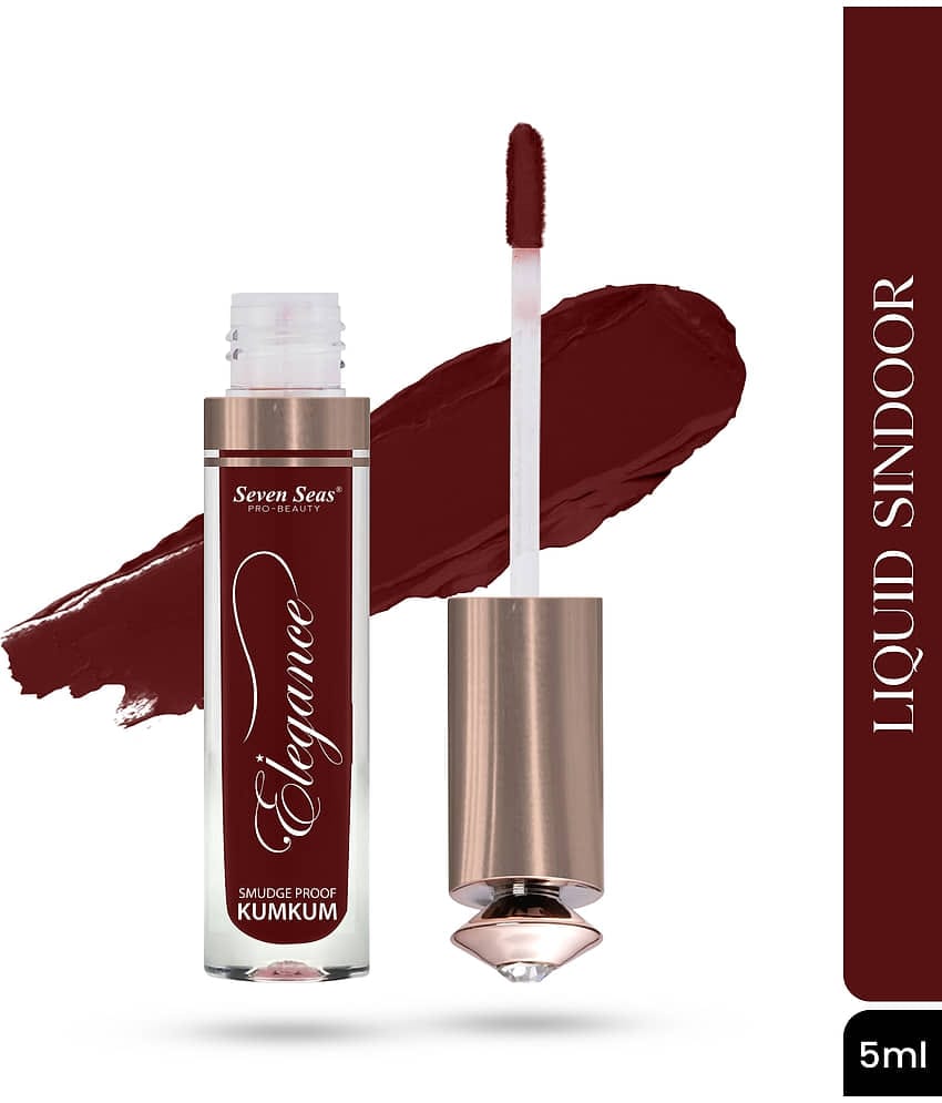 Seven Seas Long Lasting , Waterproof , Smudgeproof Tradition Sindoor(Maroon)