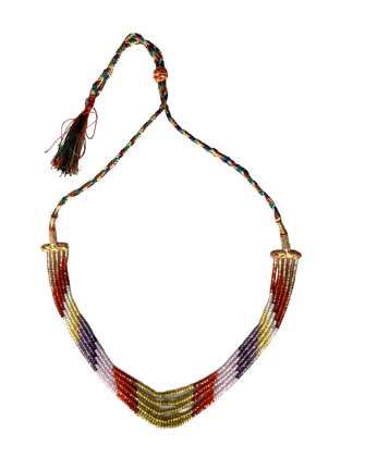 Vibrant Glass Beads Statement Necklace