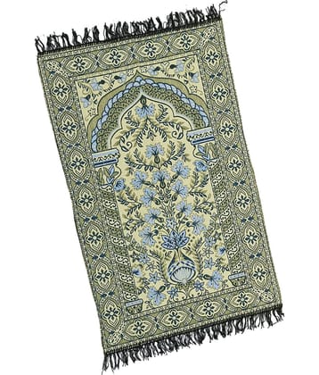 ADIRNY Yellow Single Cotton Prayer Mat ( 110 X 70 cm )