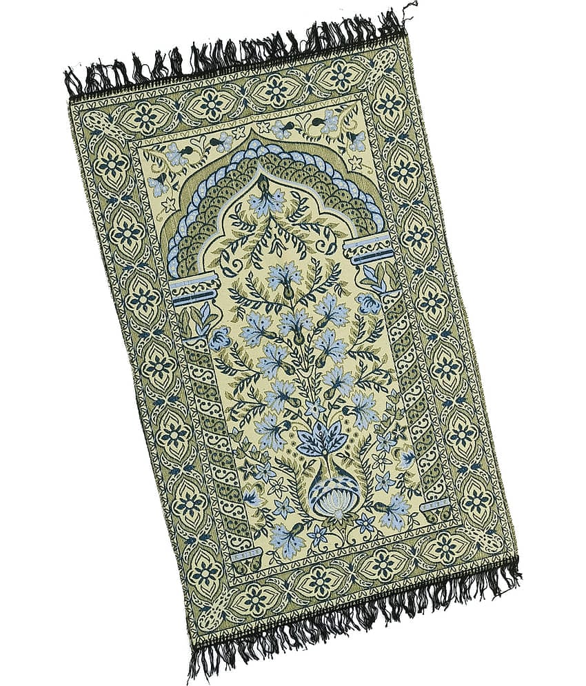 ADIRNY Yellow Single Cotton Prayer Mat ( 110 X 70 cm )