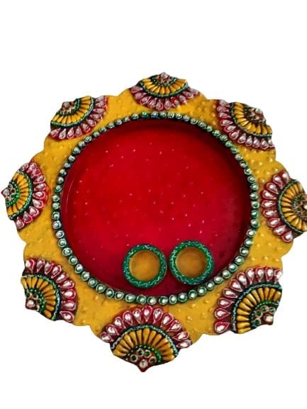 Rajasthani Puja Thali by aapnikala