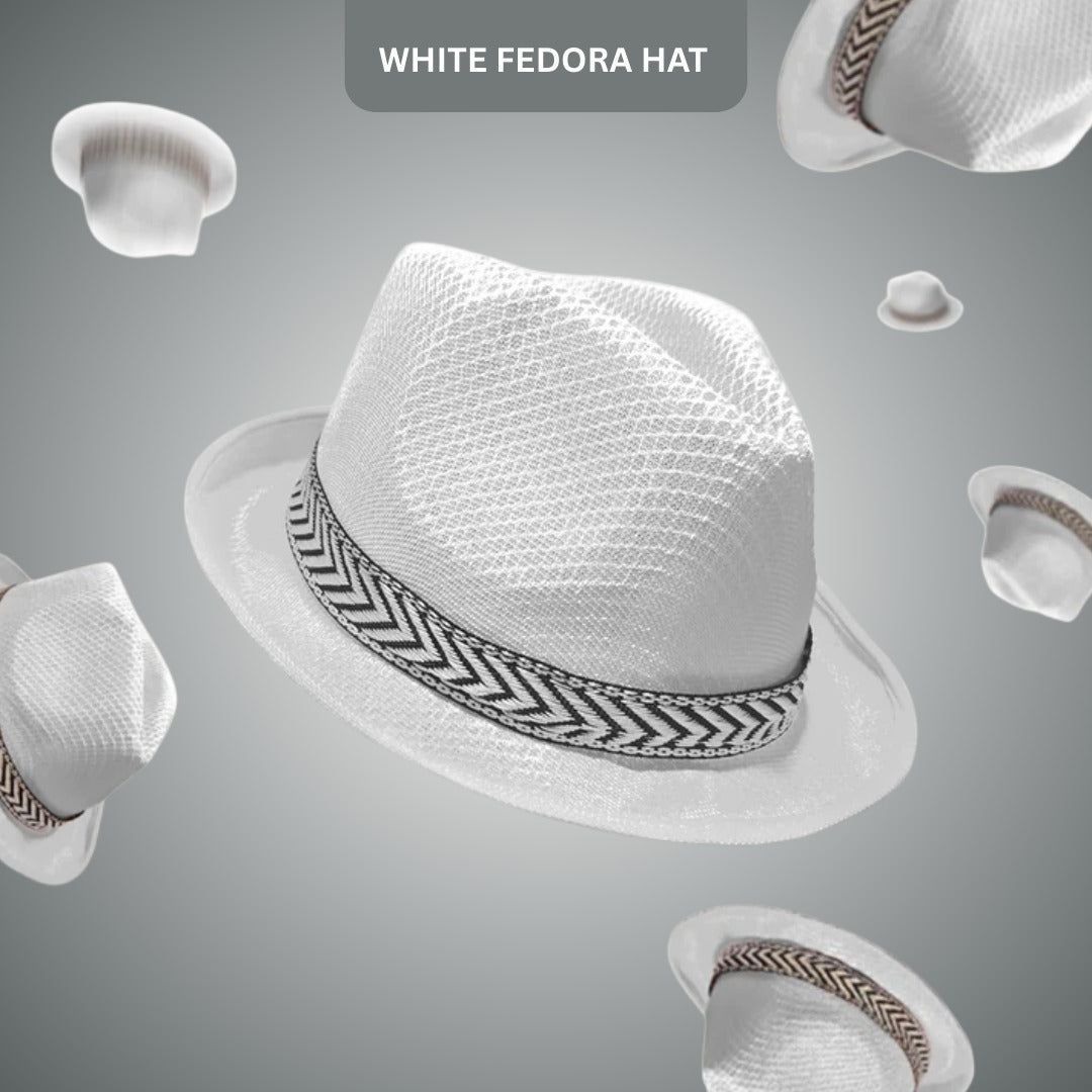 Fedora Hat White