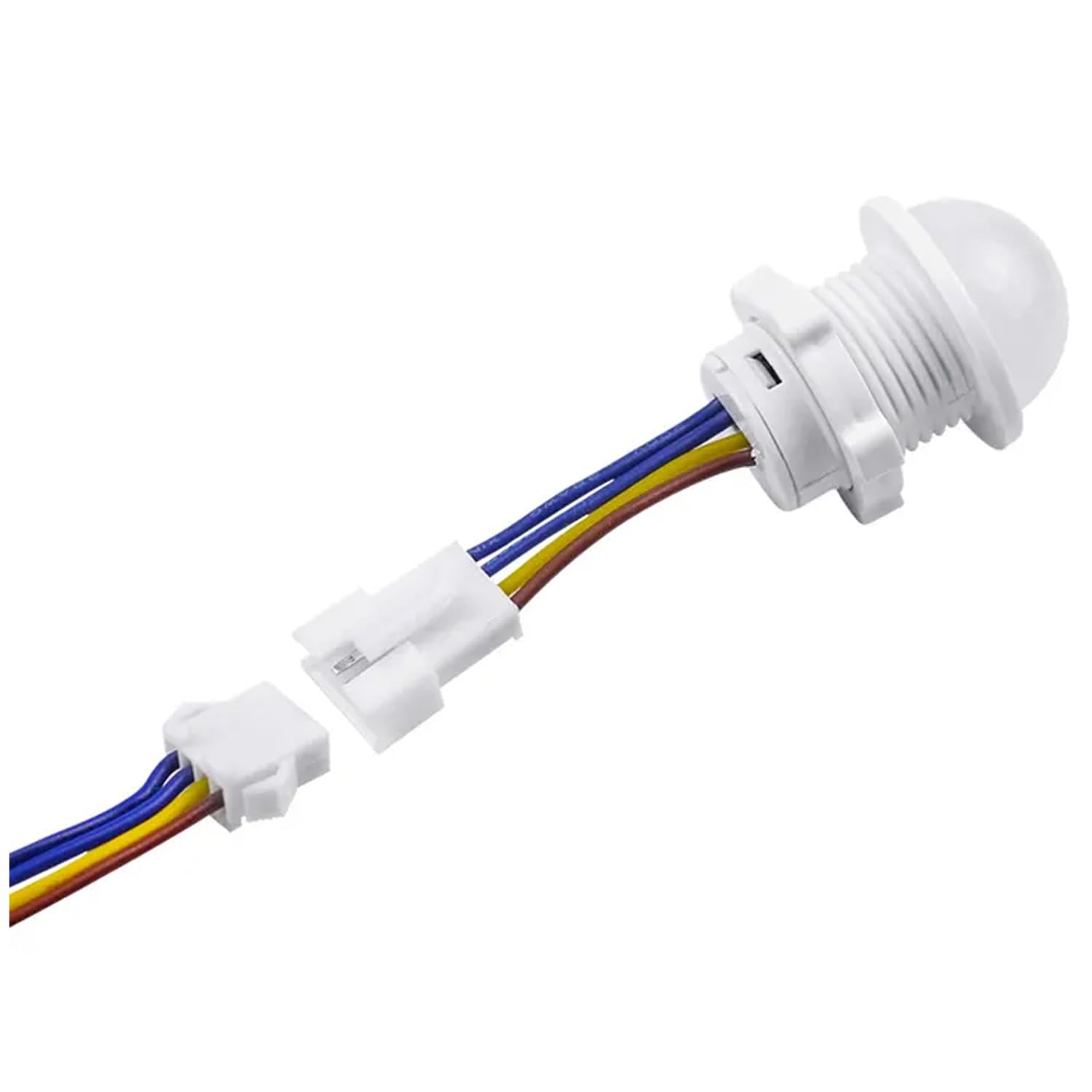 LOREM (SN01 Mini Motion Sensor Light Switch 110-220V PIR Sensor Smart Detection Time Delay Adjustable Infrared Induction Detector