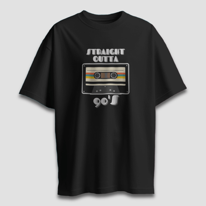 Straight Outta 90s-Black / XS