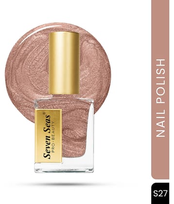 Seven Seas Roseate Gold Matte Nail Polish 11 ( Pack of 1 )
