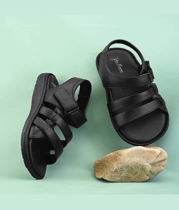 John Karsun - Black Men's Floater Sandals